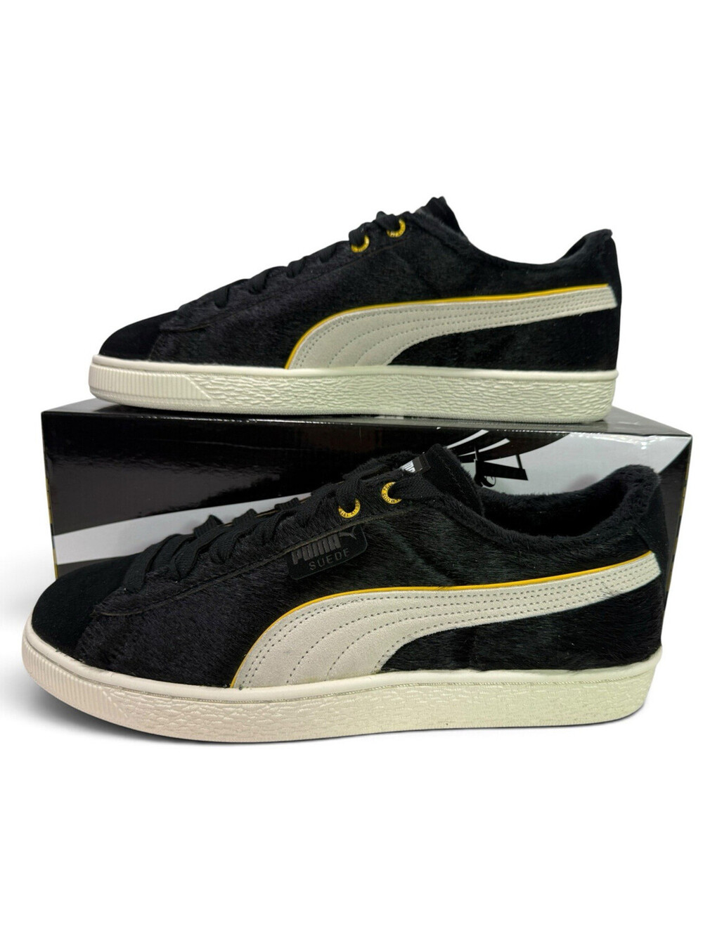 PUMA Suede Felix The Cat  Sneaker Black Shoes 398798 01 RARE Men's 12